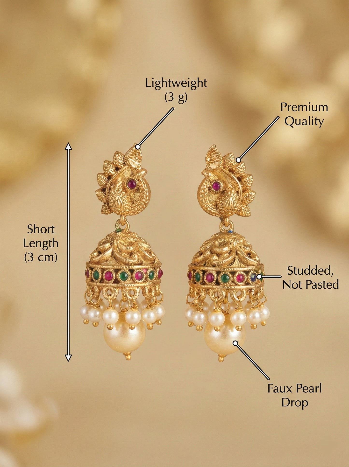 Rupal Pearl Jhumka