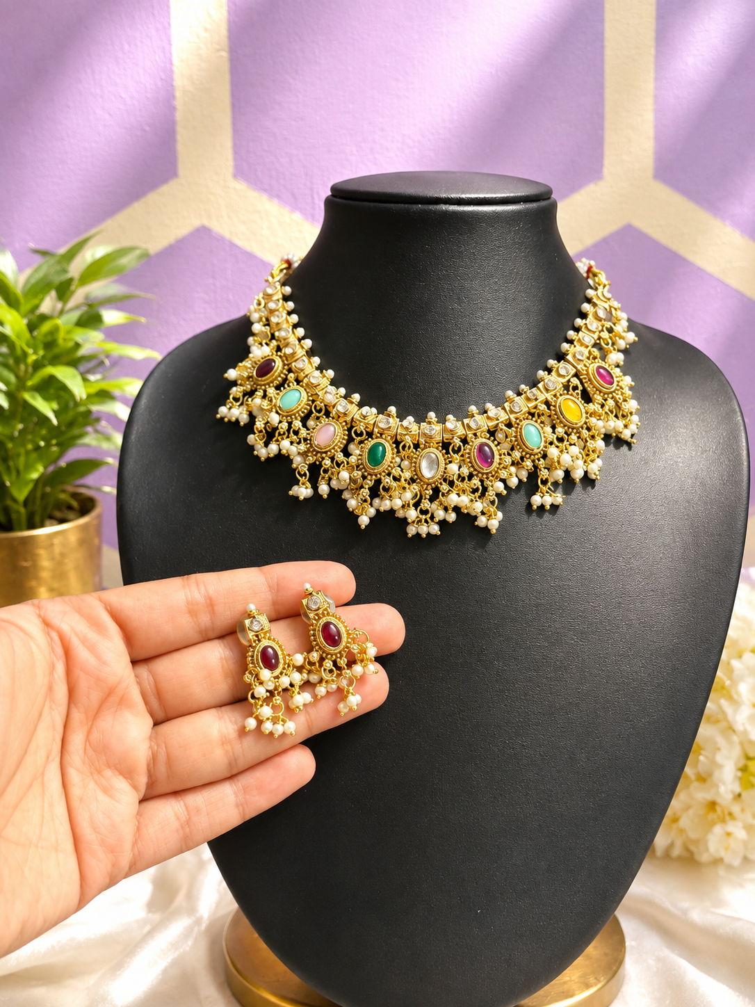 Roop Multicolour Necklace