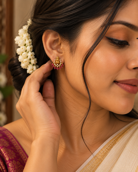 Laxmi Ruby Studs