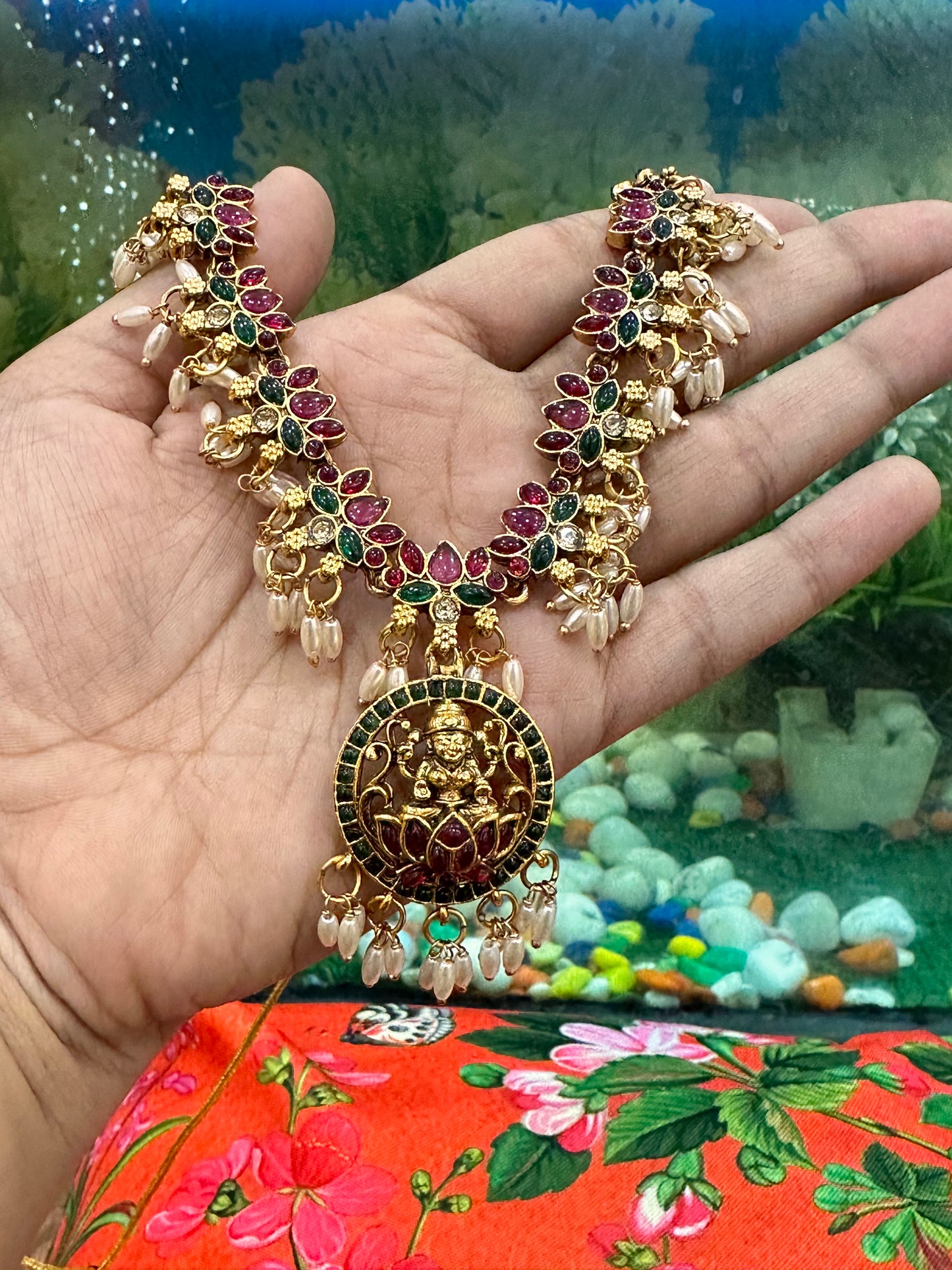Kamal Lakshmi Necklace Set
