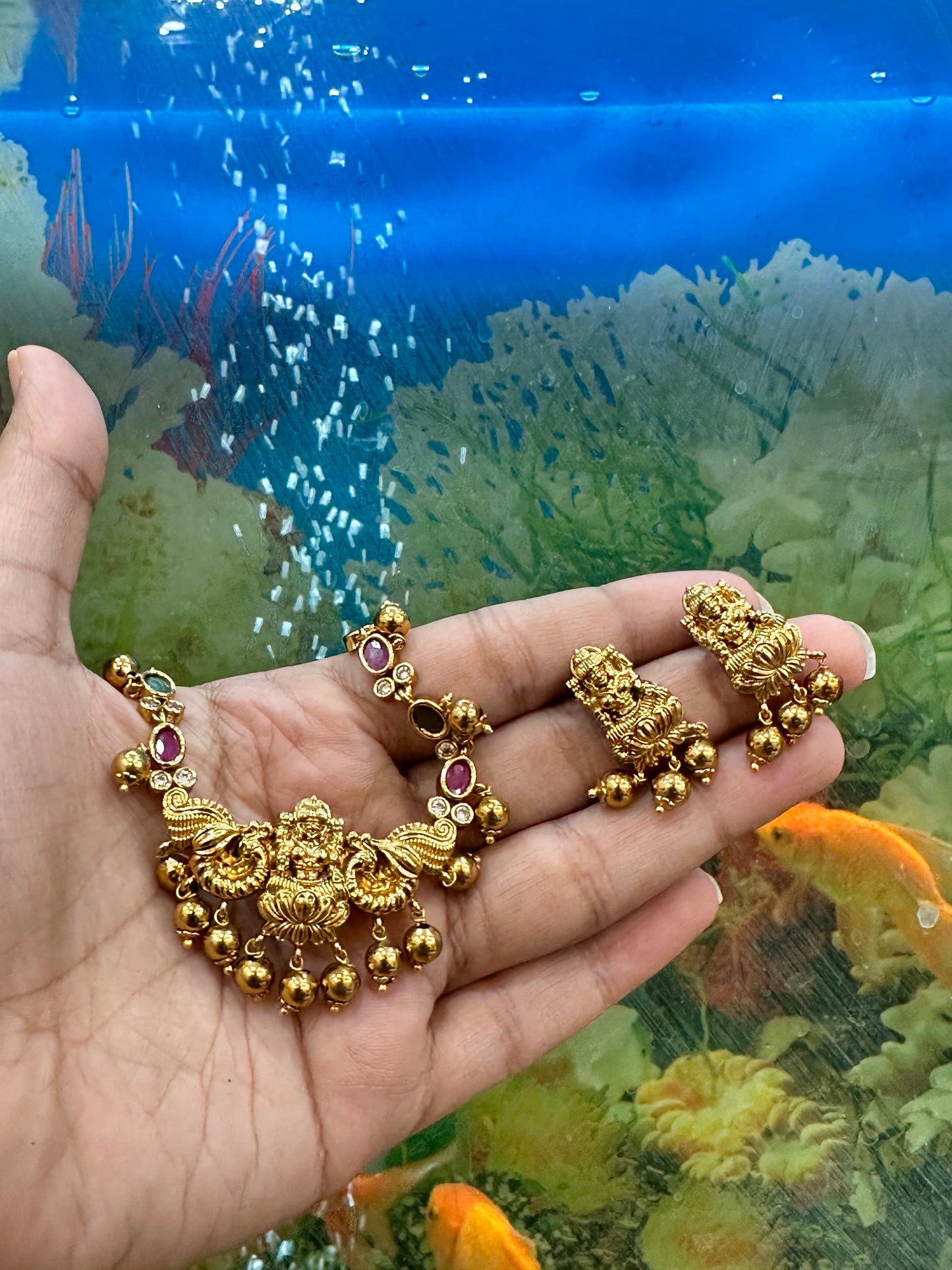 Anitha Gold Choker Set