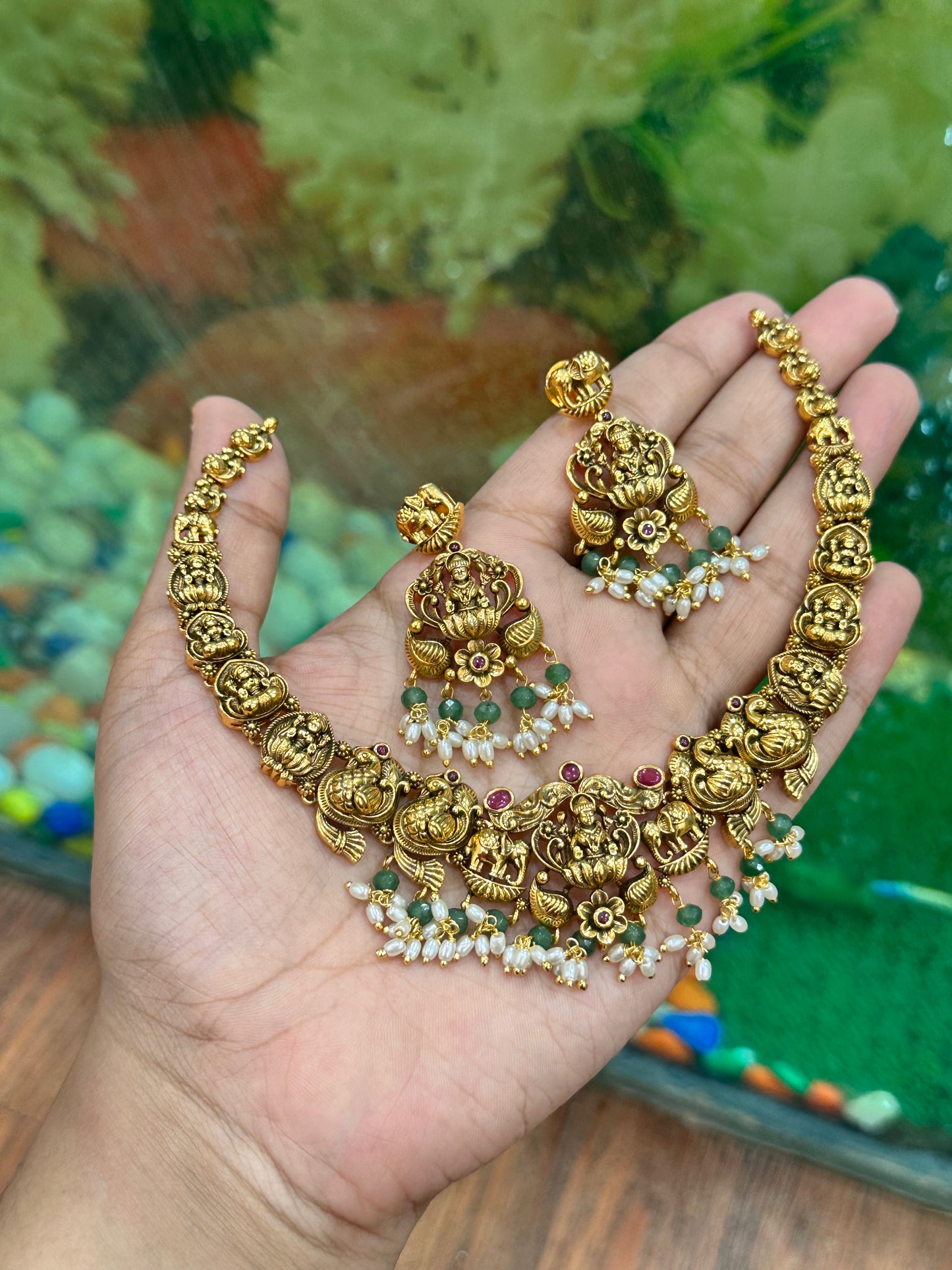 Heritage 1G Gold Polish Necklace Set