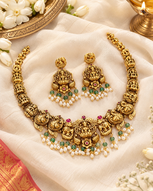Heritage 1G Gold Polish Necklace Set