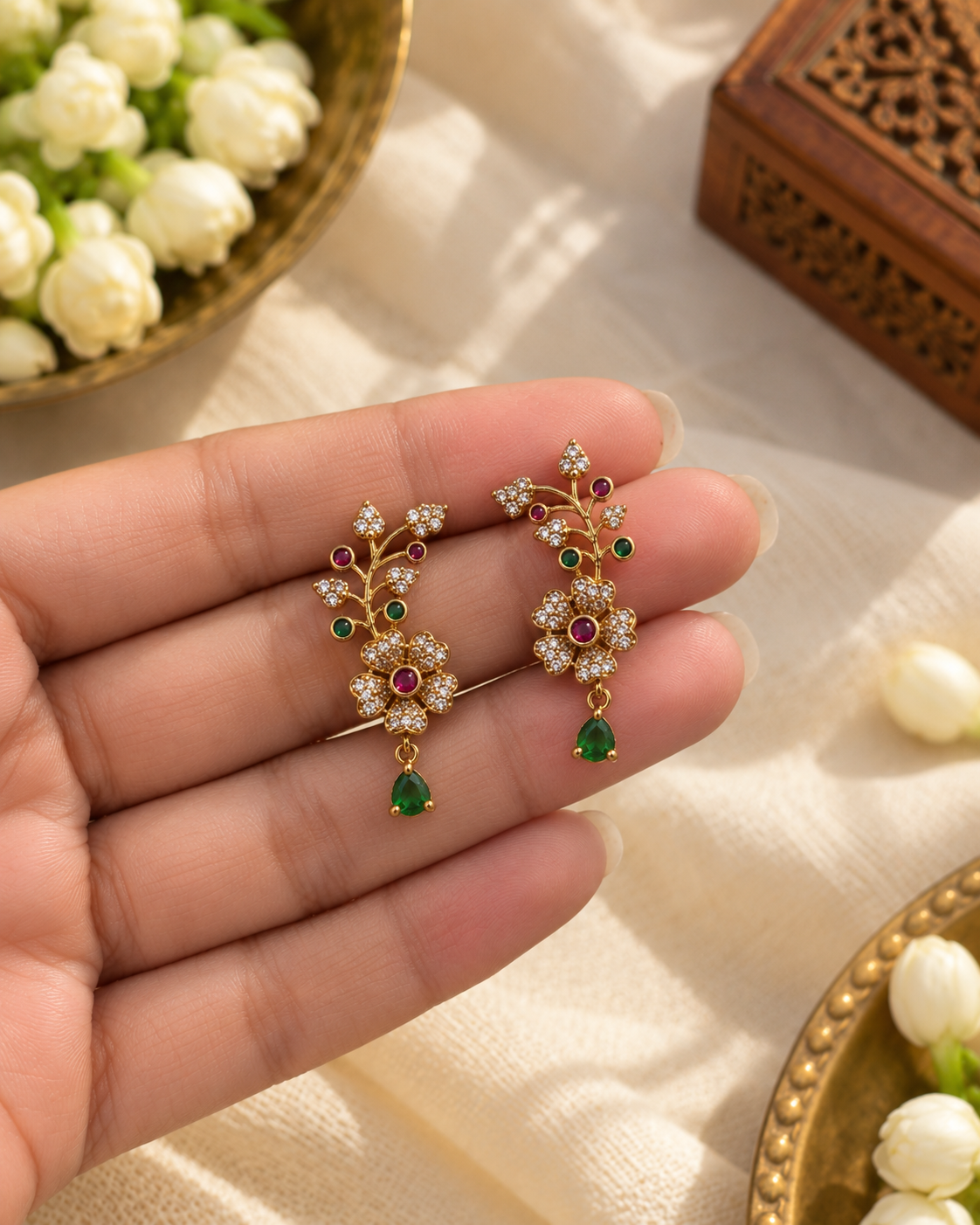 Pushpika Mini Ear Cuffs