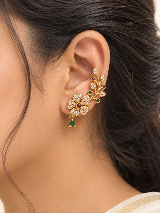 Pushpika Mini Ear Cuffs