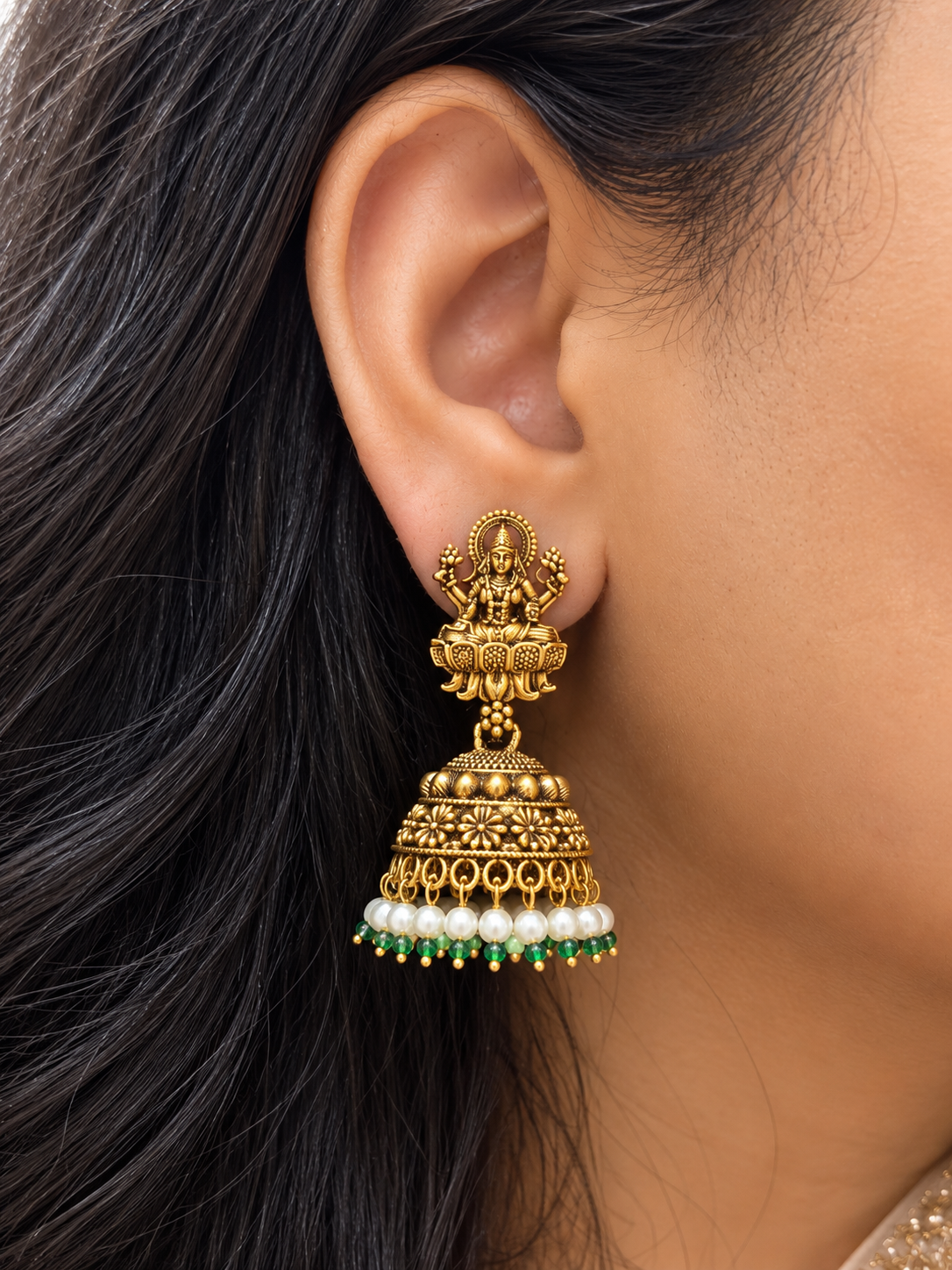 Lakshmi Devi Earrings