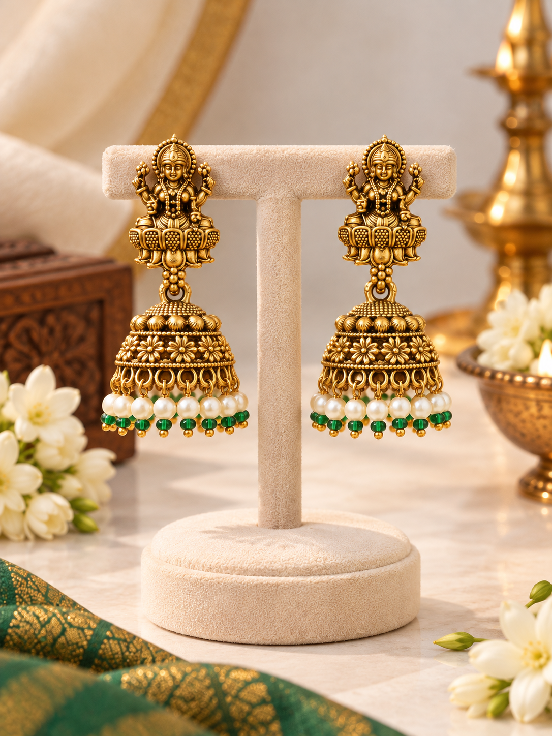 Lakshmi Devi Earrings