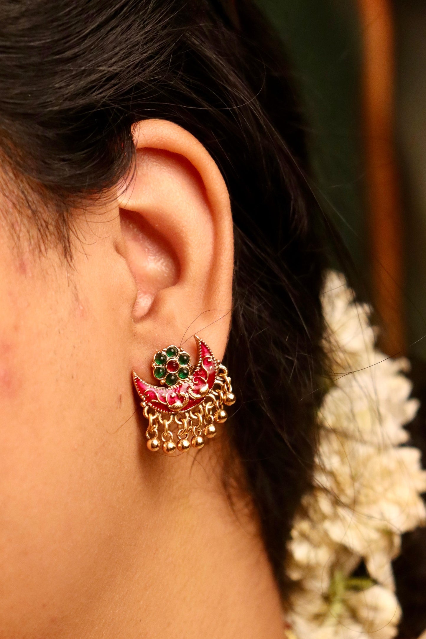 Multi Chandrahaar Necklace Set