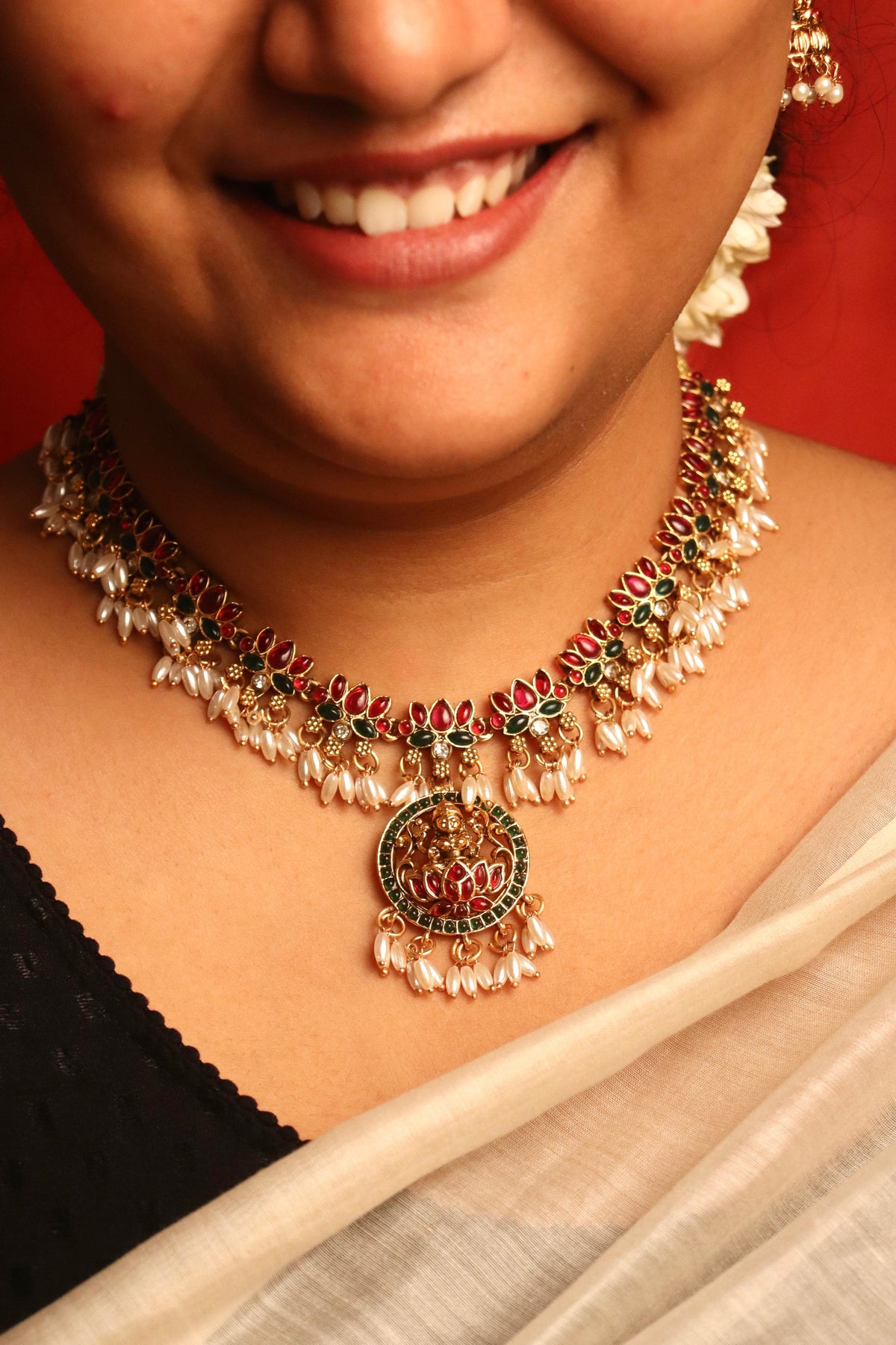 Kamal Lakshmi Necklace Set