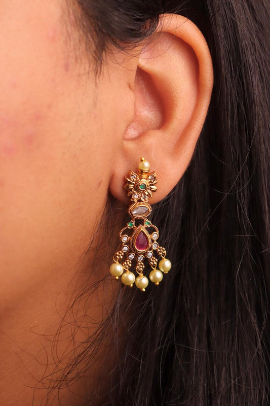 Geetanjali Stone Earrings
