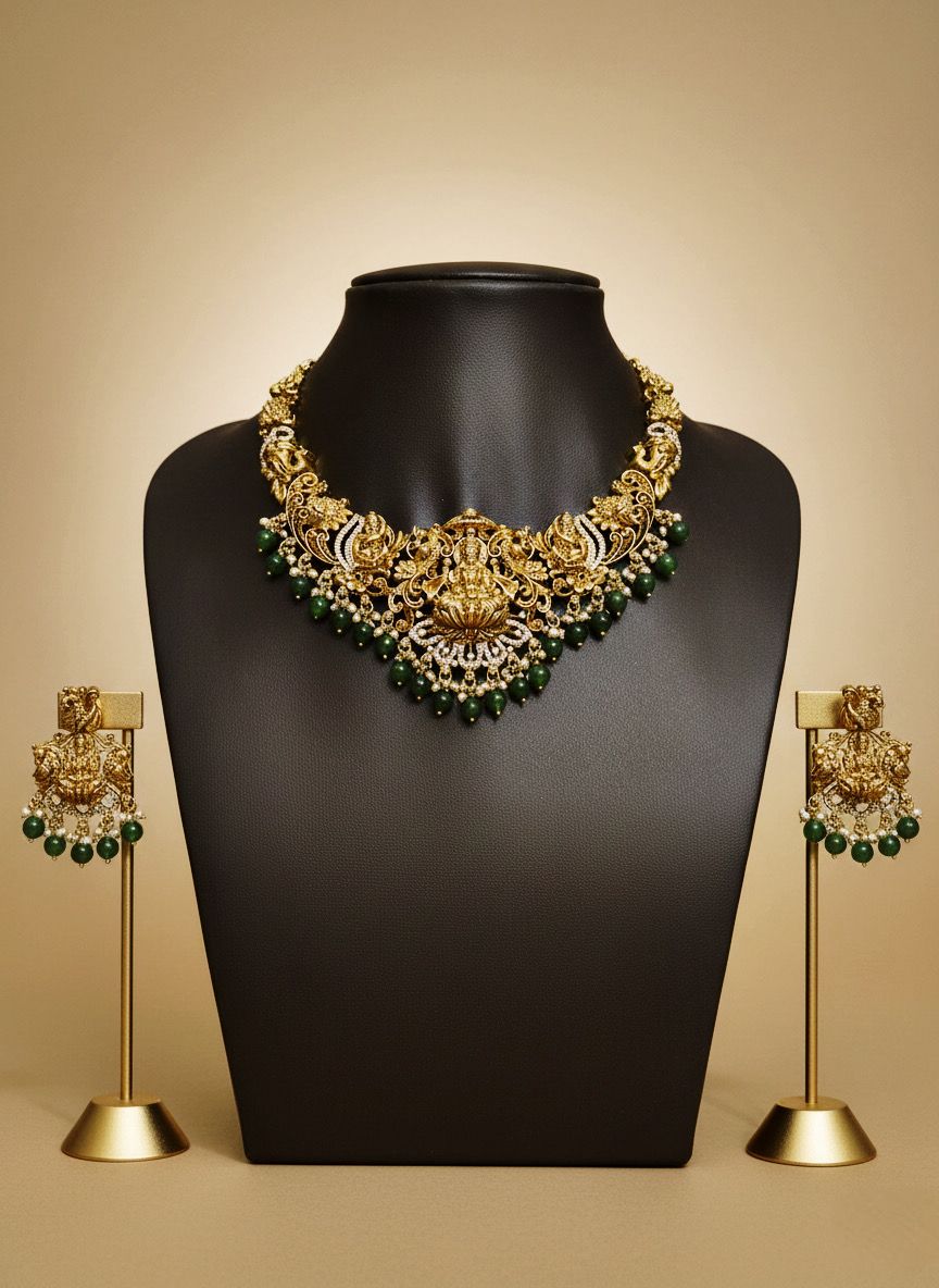 Vaidika Laxmi Necklace Set