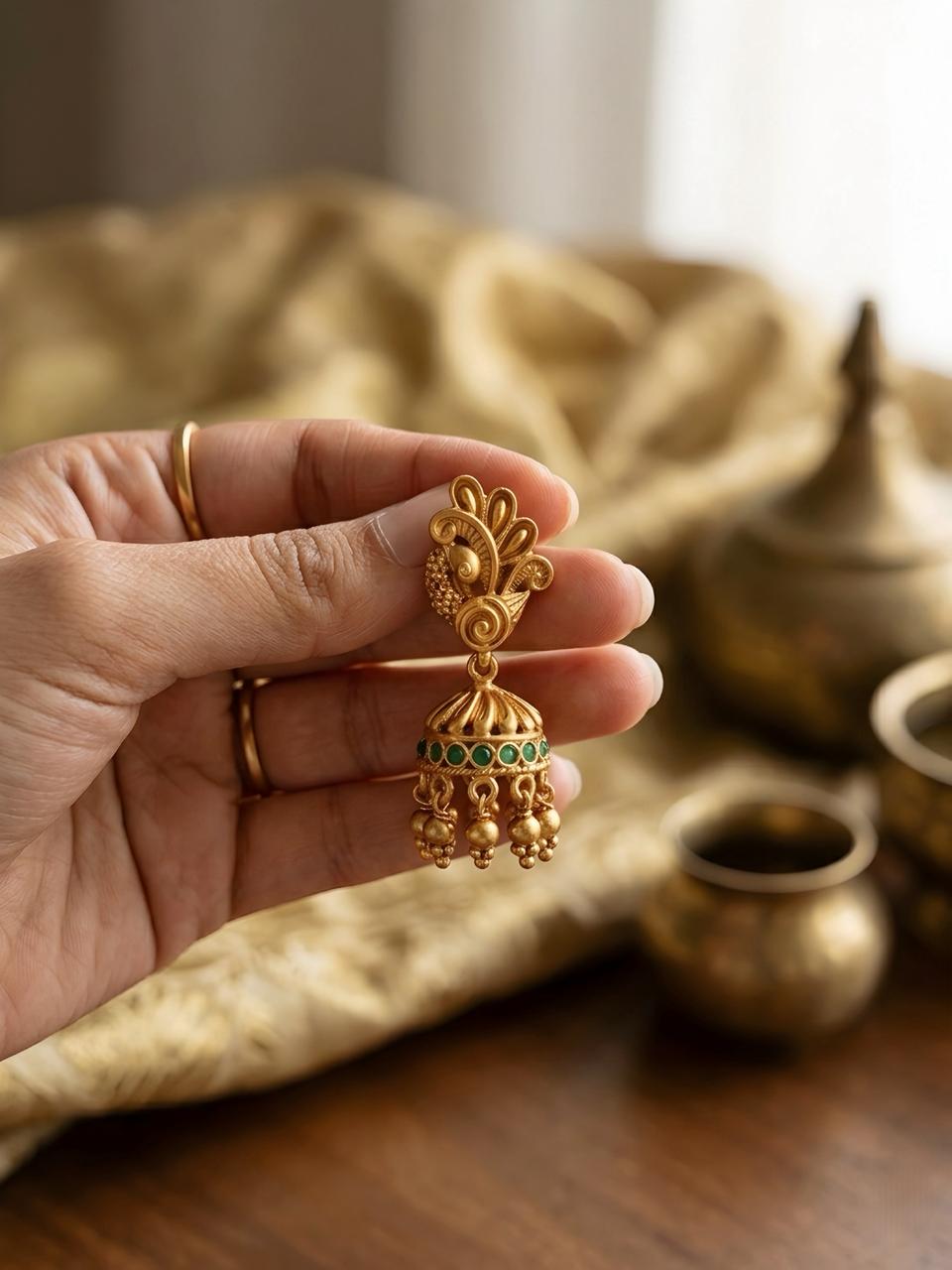 Mayur Varshini Jhumka