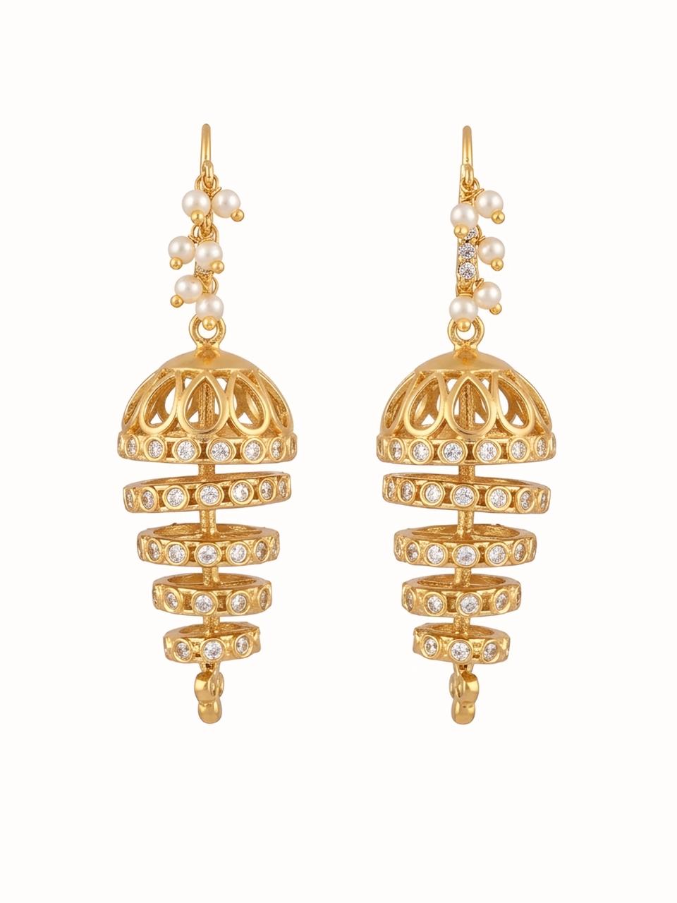 Swetha Layered Jhumka