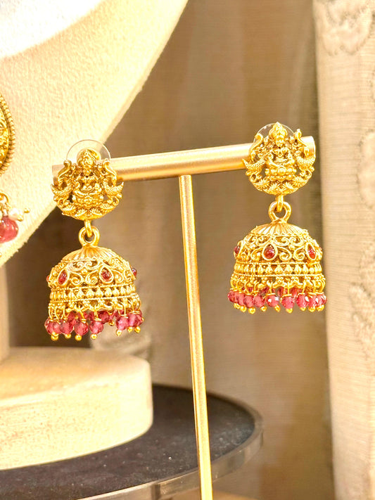 Pink Temple Long Haaram