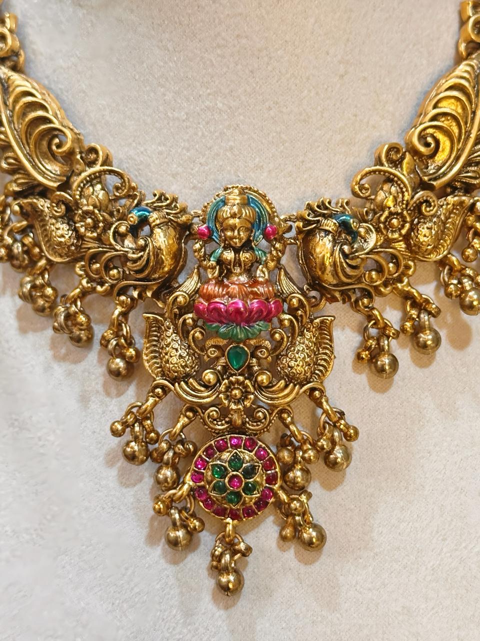 Meenakshi Temple Necklace Set