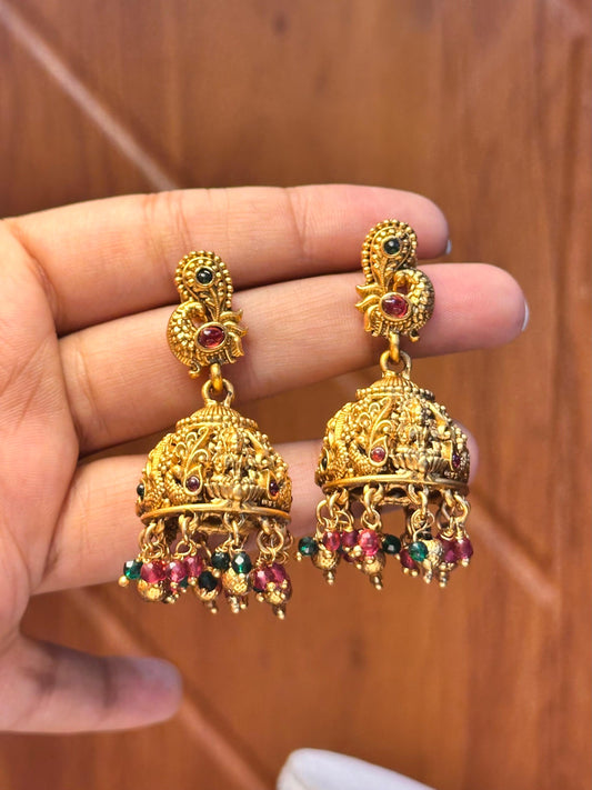 Shri Mayur Temple Earrings