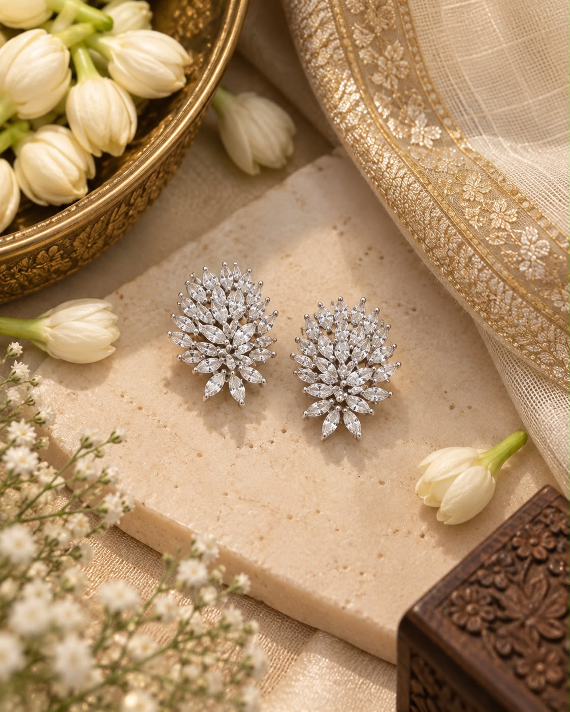 AD Crystal Studs