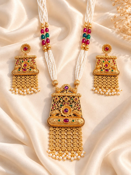 Lakshmi Prabha Necklace Set