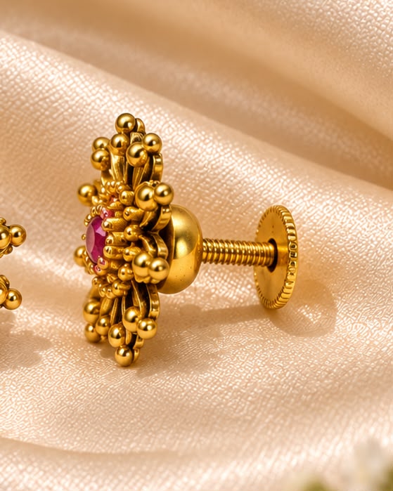 Sitara Ruby Studs