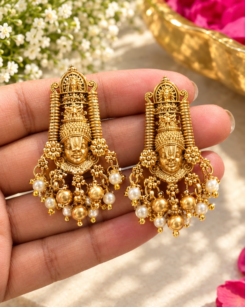 Sri Venkateswara Temple Necklace Set