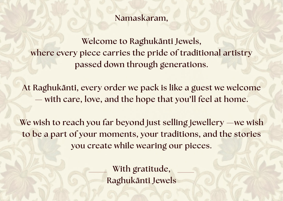 Why Buy From Raghukãnti?