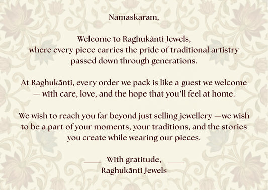 Why Buy From Raghukãnti?