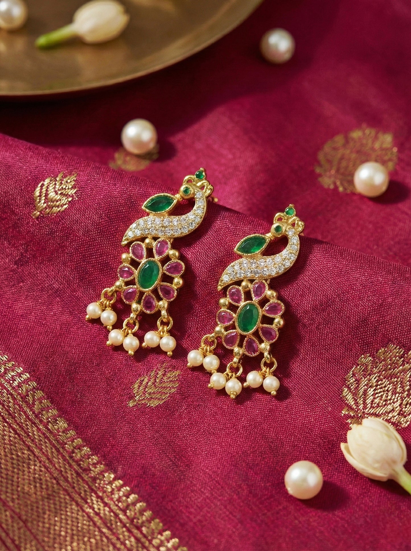 Mayur Leela AD Earrings
