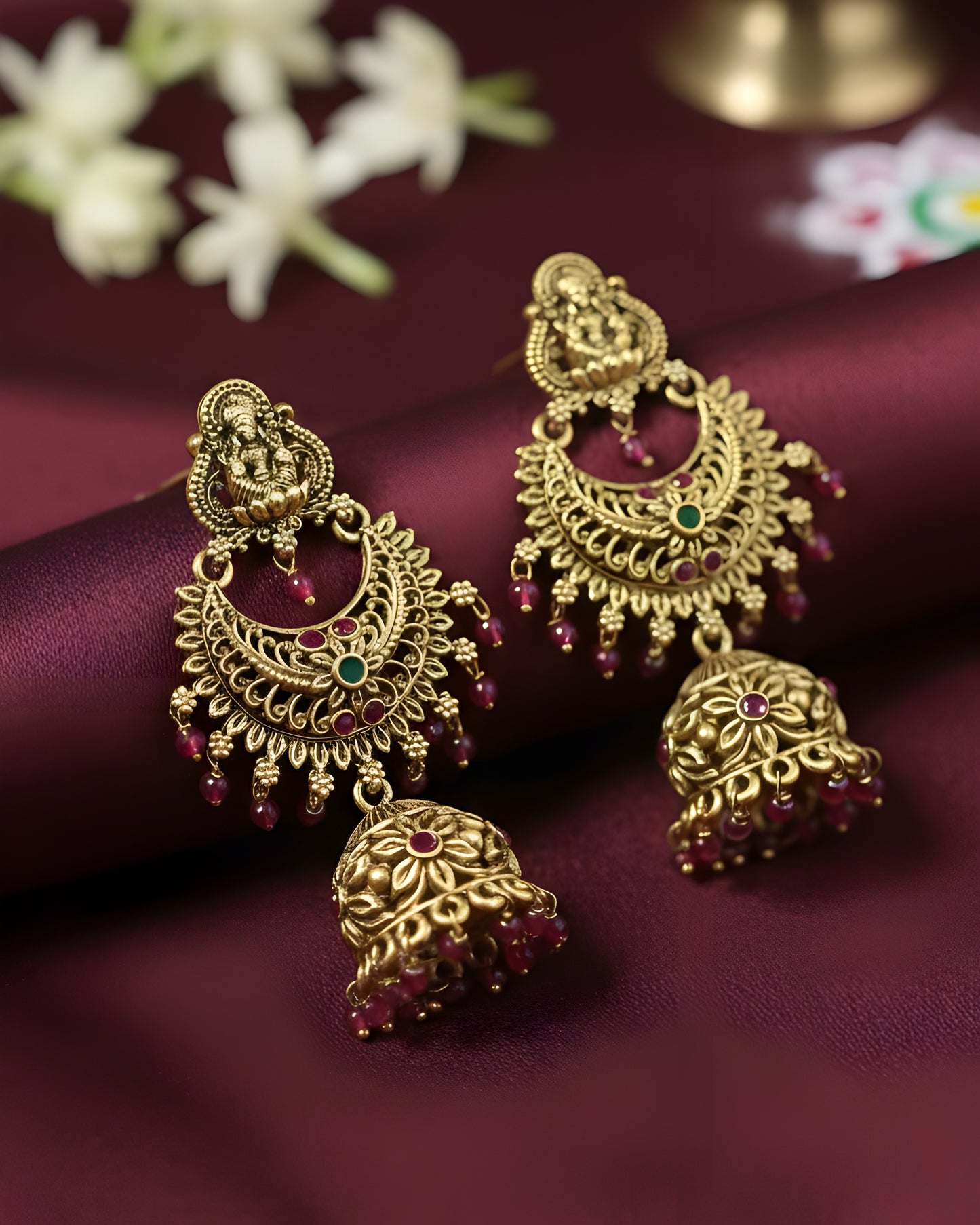 Amrutha Temple Jhumka