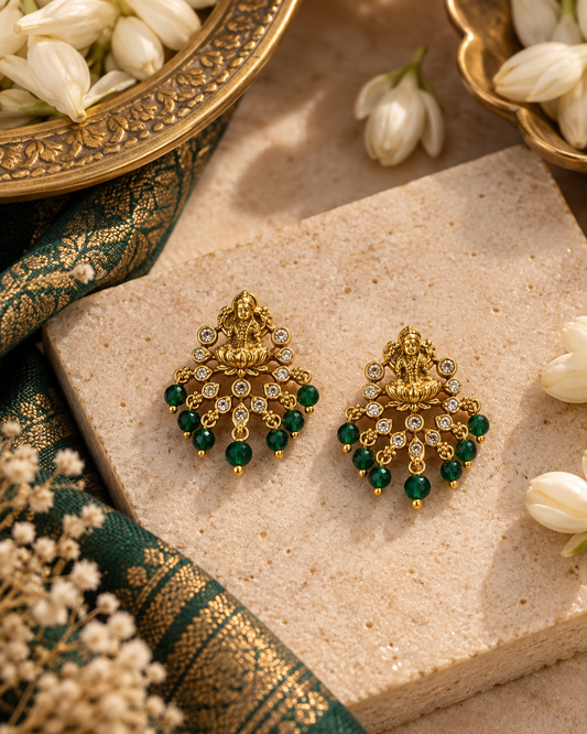 Laxmi Green Studs
