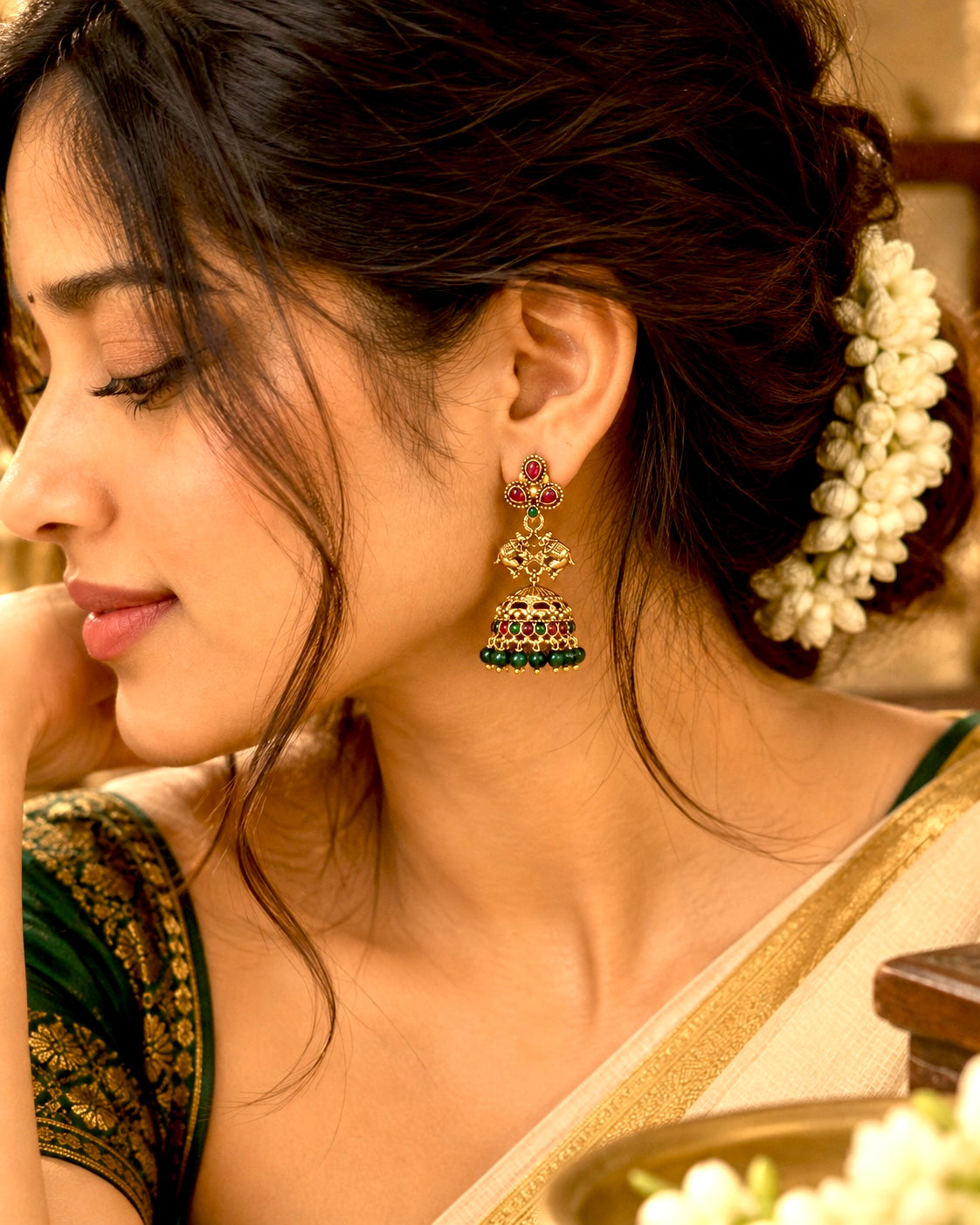 Gaja Kamini green Earrings