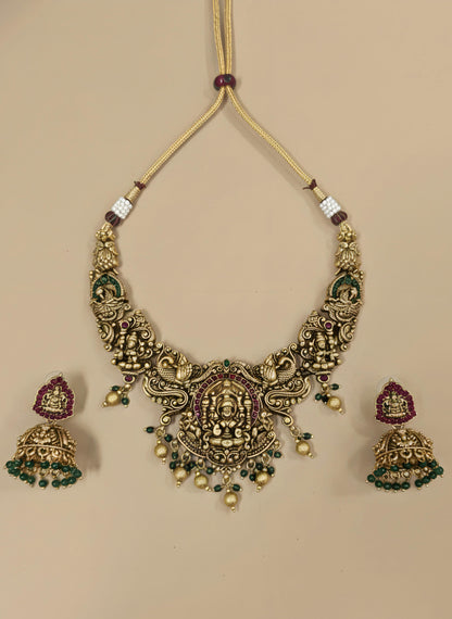 Antique Dhanlaxmi Necklace set