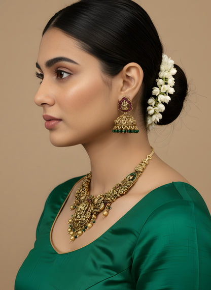 Antique Dhanlaxmi Necklace set