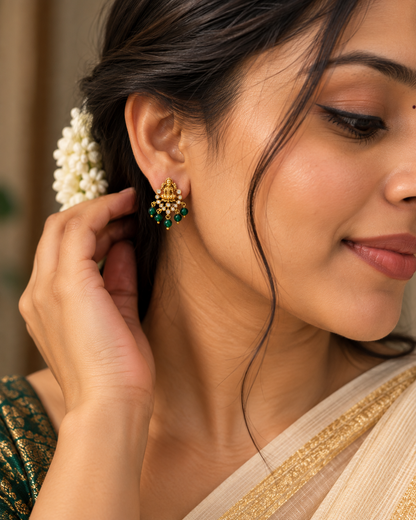 Laxmi Green Studs