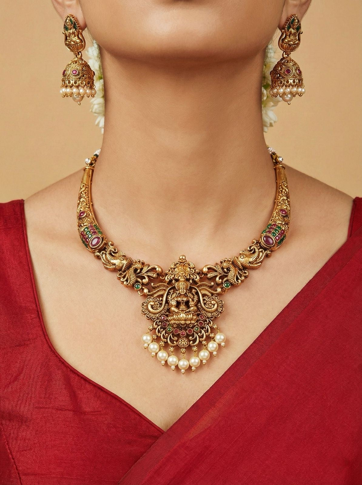 Tithi Laxmi Necklace Set