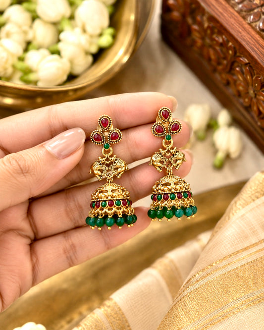 Gaja Kamini green Earrings