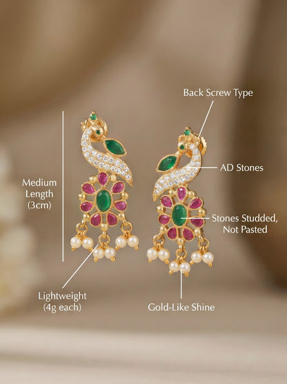 Mayur Leela AD Earrings