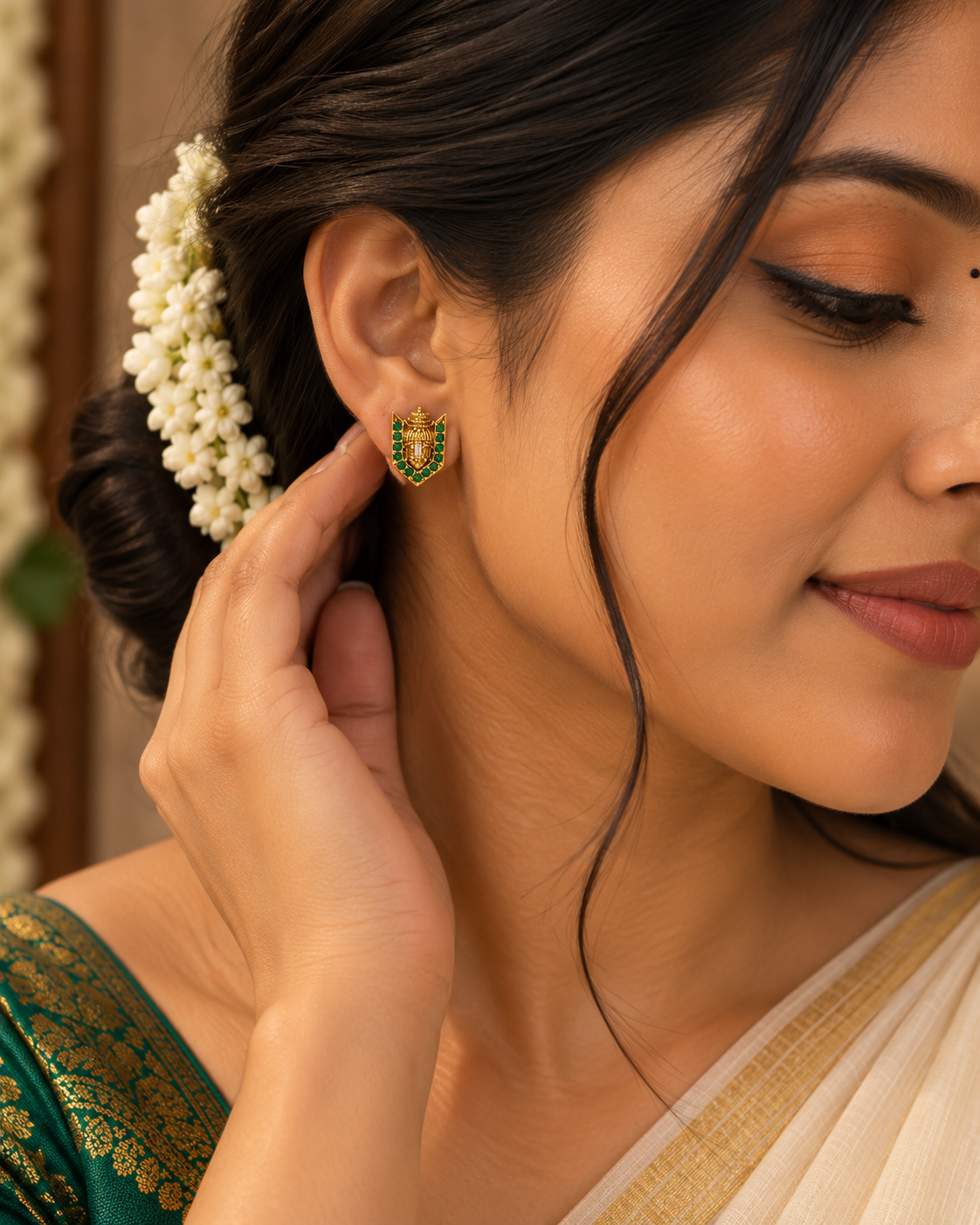 Emerald Venkateshwara Studs