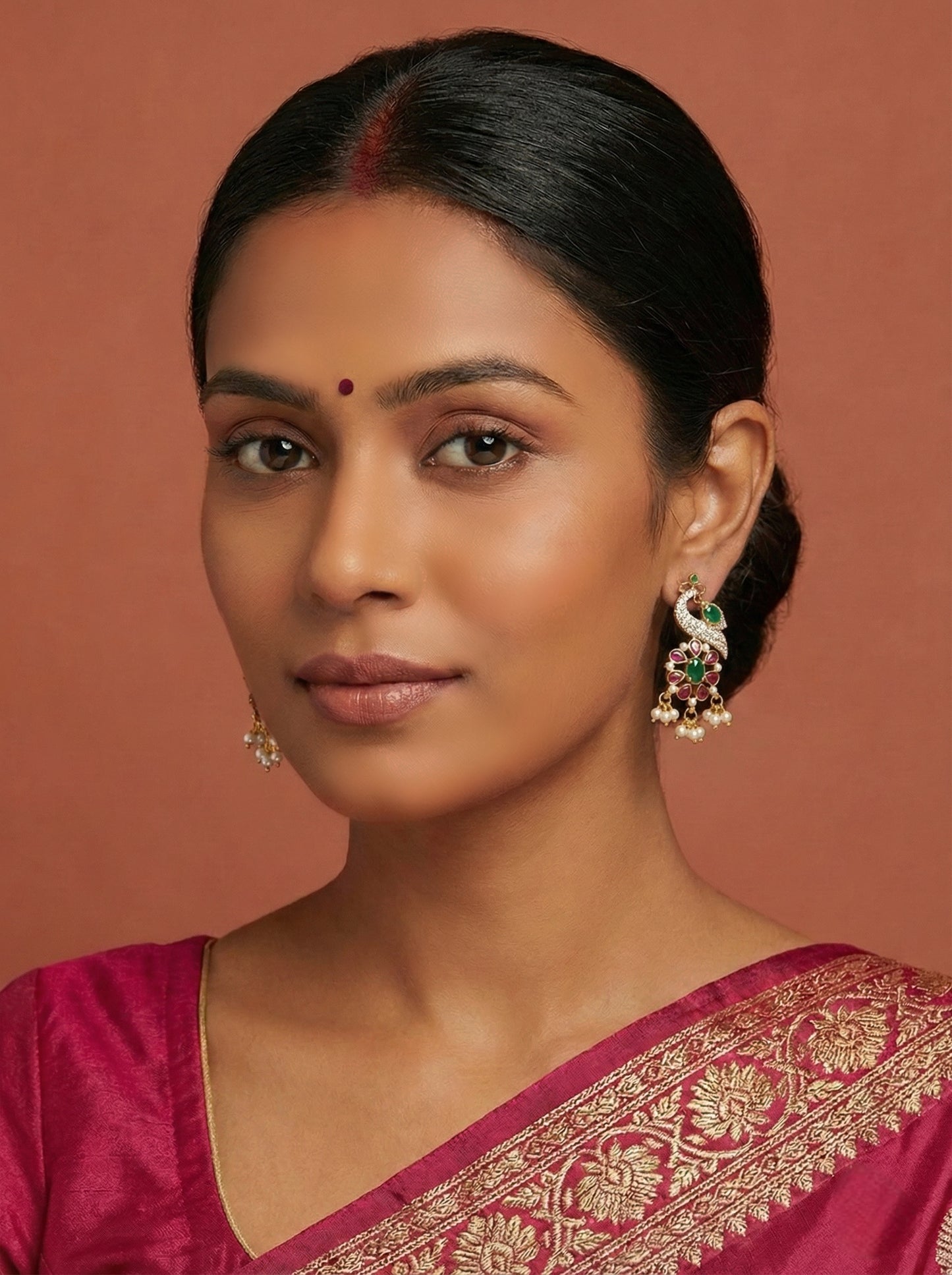 Mayur Leela AD Earrings