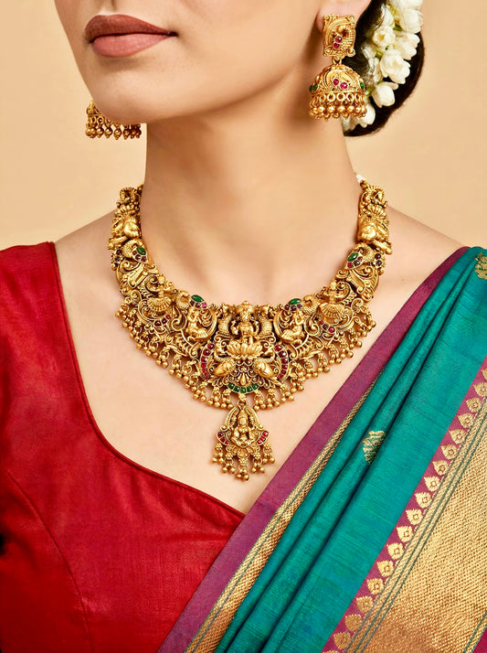 Harsha Laxmi Temple Necklace Set