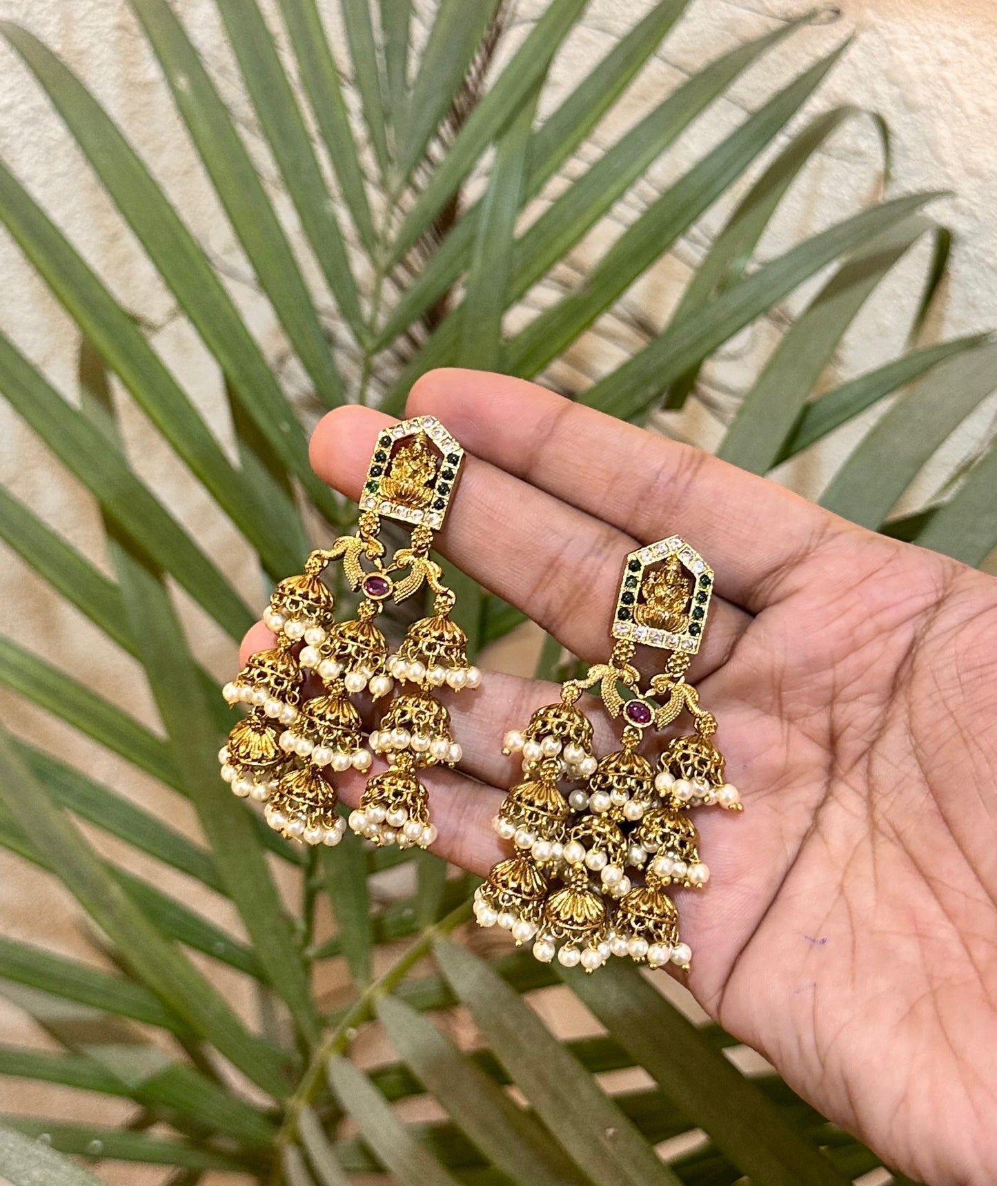 Amala Temple Earrings