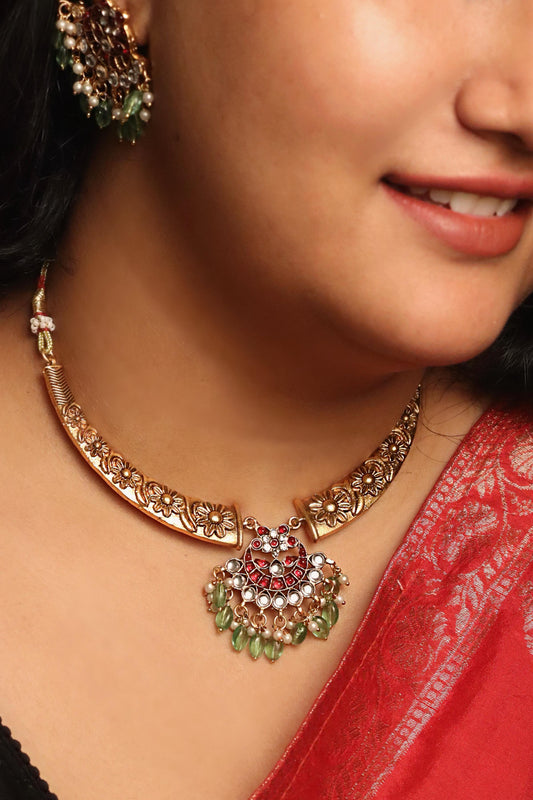 Pavithra Necklace Set