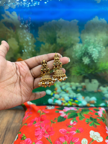 Antique Golden Jhumkas