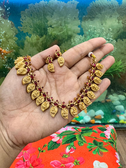 Indra Laxmi Mango Necklace Set
