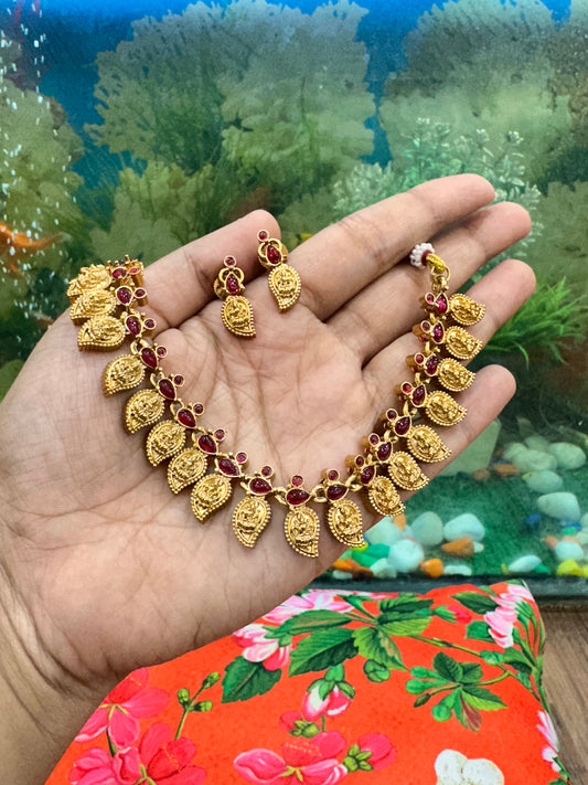 Indra Laxmi Mango Necklace Set