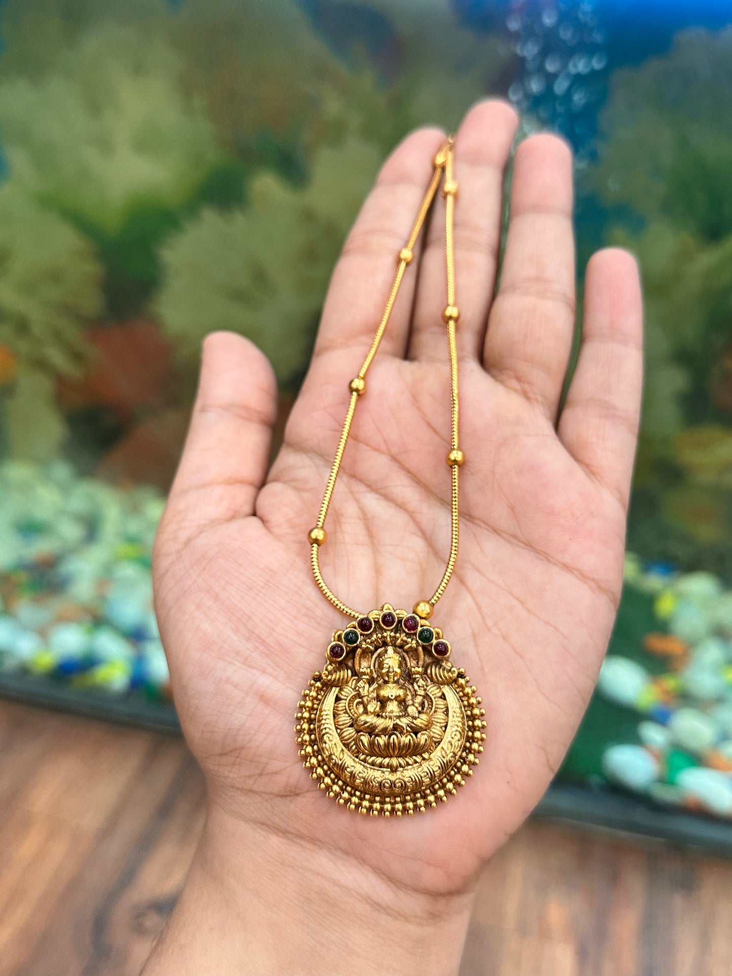 Kala Laxmi chain pendant set