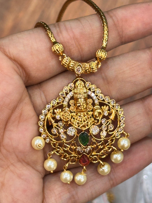 Venkateshwaraj Pendant Set