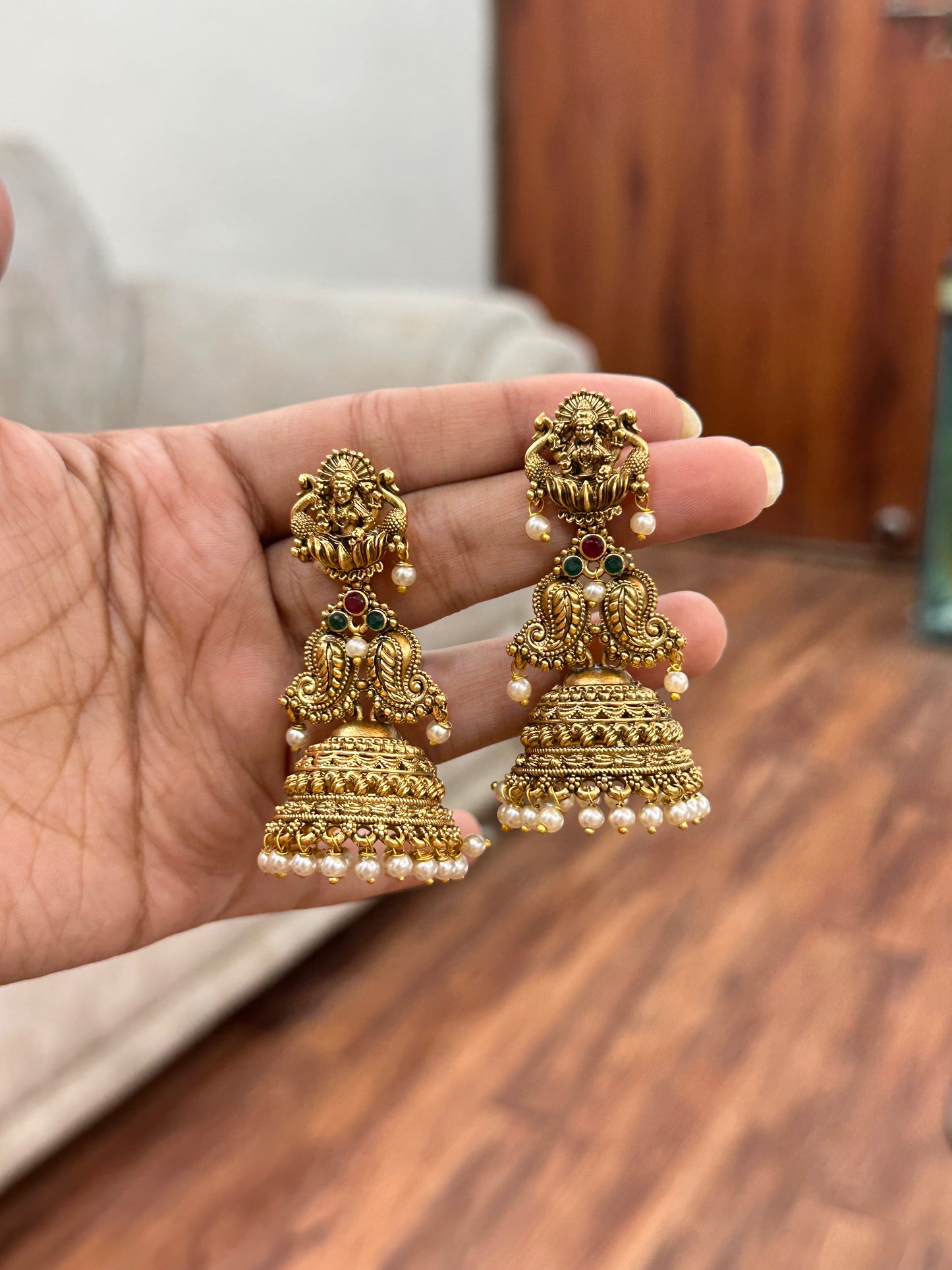 Nishtha White Earrings