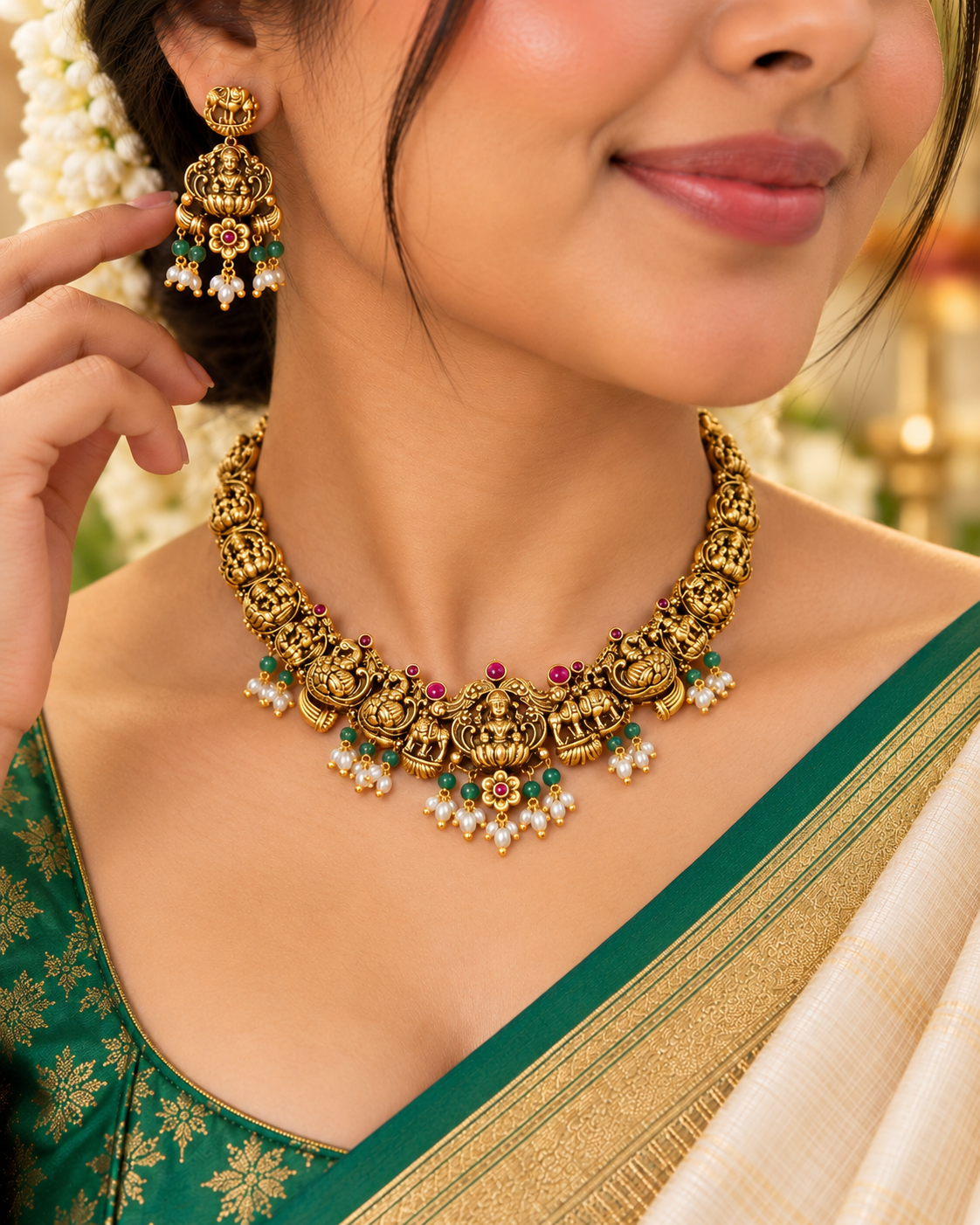 Heritage 1G Gold Polish Necklace Set