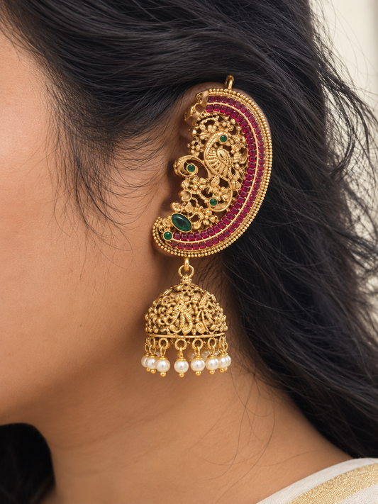 Mayuravalli Ear Cuffs