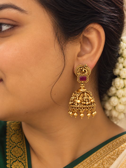 Ranjana Antique Jhumkas